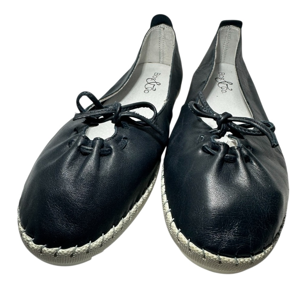 Bos & Co Women Osaka Slip-On Leather Navy Blue‎ Sneaker Portugal Size 40 US9/9.5